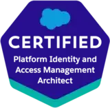Certified Platform Identity and Access Management Architect Certified Platform Identity and Access Management Architect certification logo