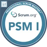 Professional Scrum Master™ I (PSM I) Professional Scrum Master™ I (PSM I) certification logo