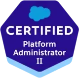Certified Platform Administrator II Certified Platform Administrator II certification logo